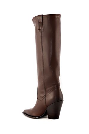 Texan boots in brown leather ELENA IACHI | E3998SEQUOIA